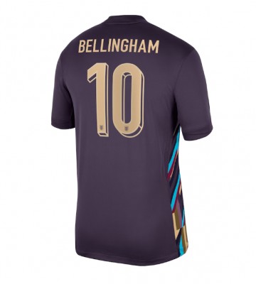 England Jude Bellingham #10 Udebanetrøje Dame EM 2024 Kort ærmer